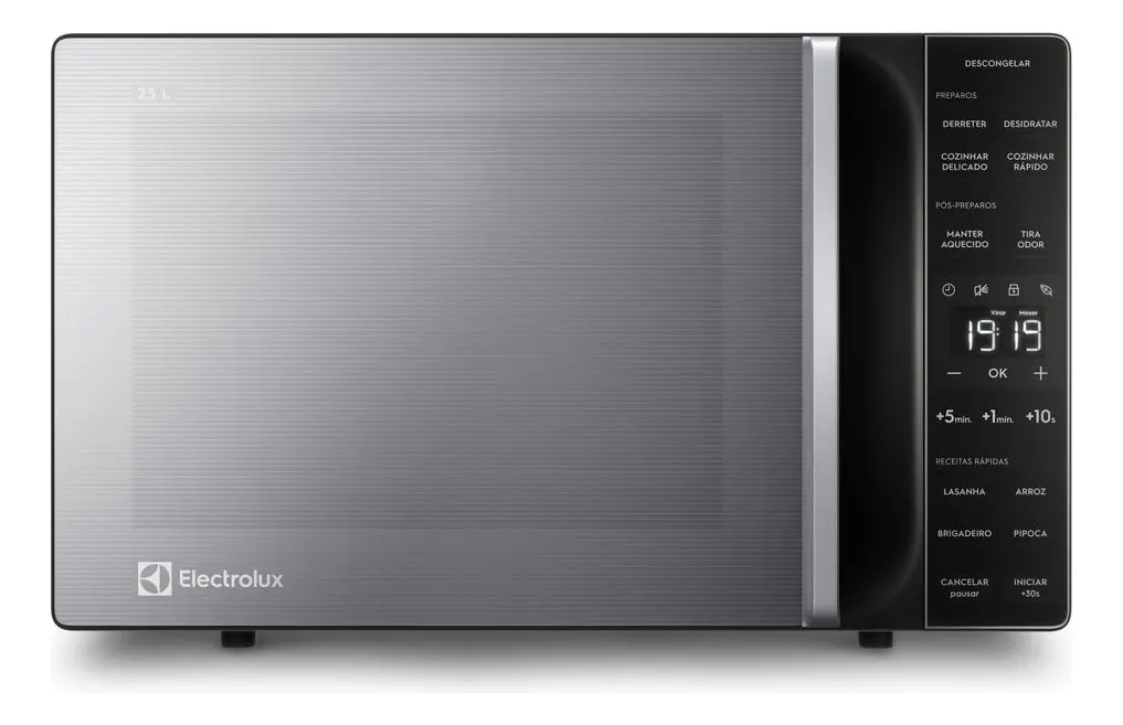 Micro-ondas Electrolux Prata 23L Efficient ME23S 127V