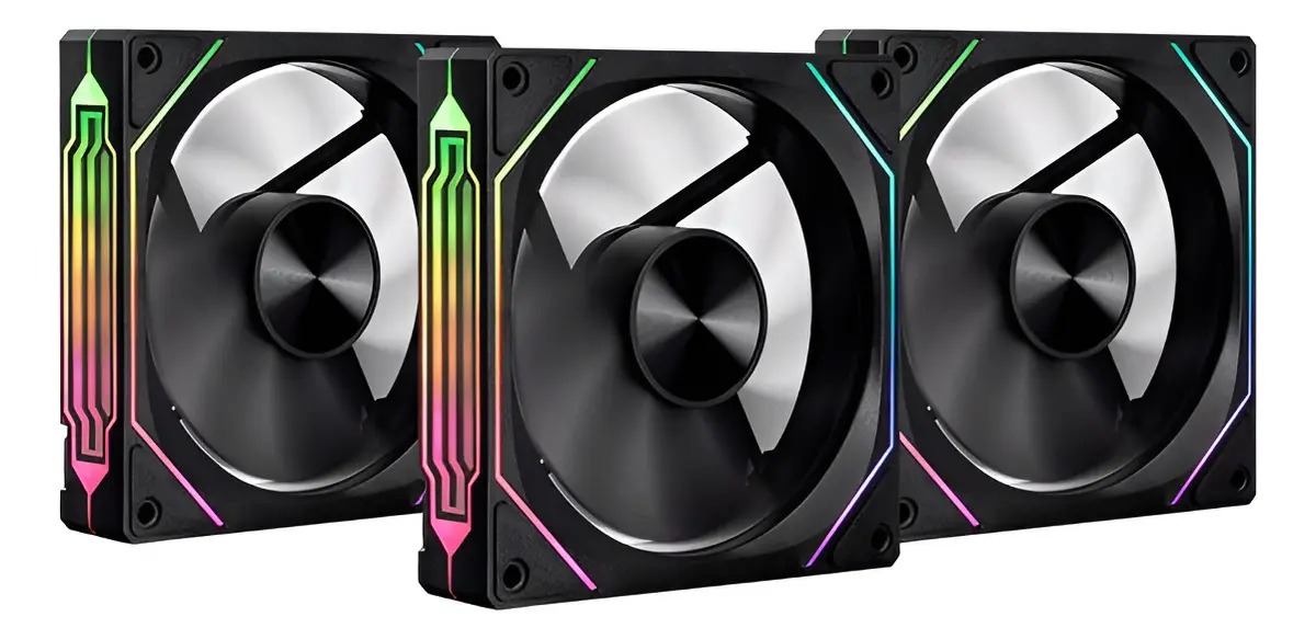 Kit Ventoinhas Pichau Ventus Nx, Argb, 3x120mm, Preto