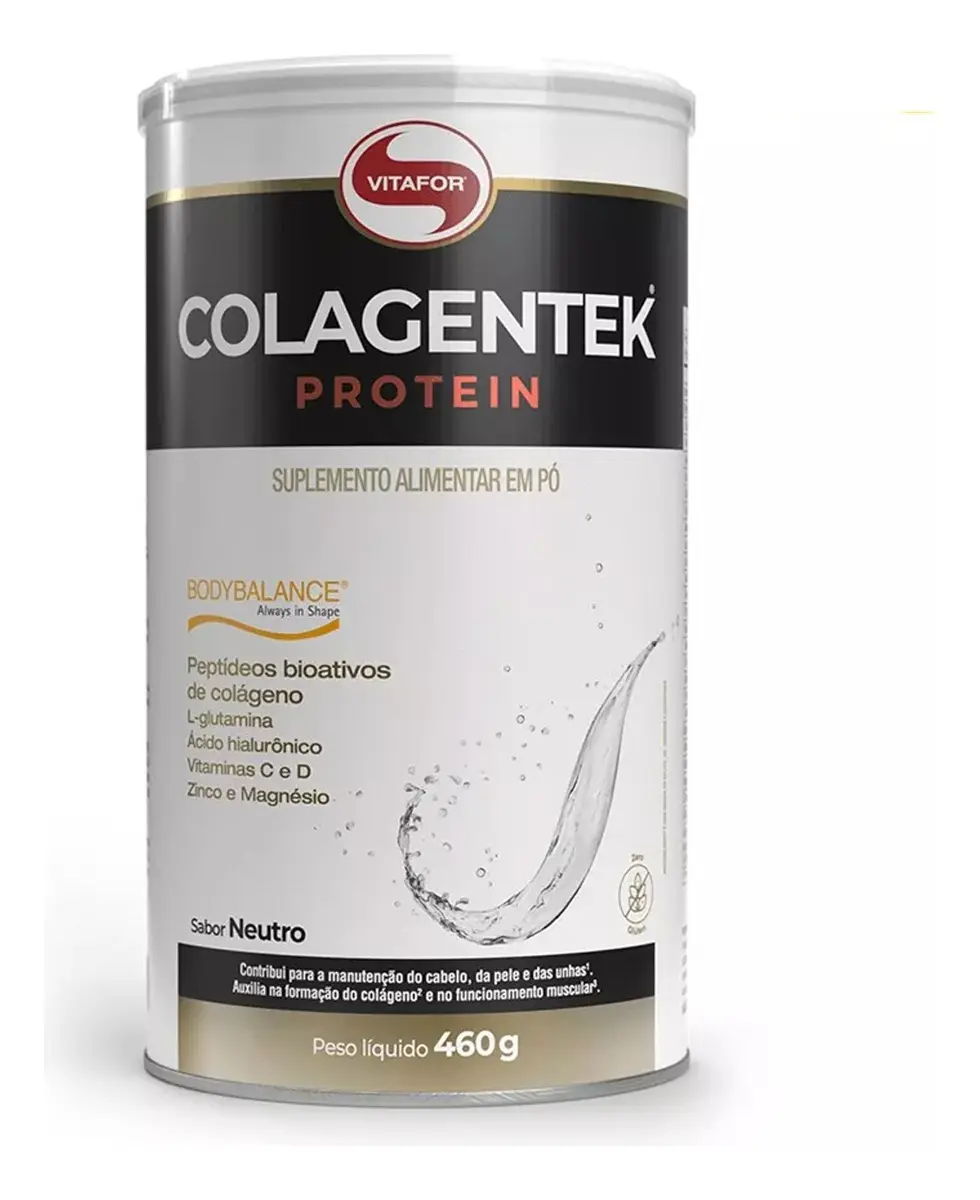 Suplemento Alimentar Colagentek Protein Neutro 460g Vitafor