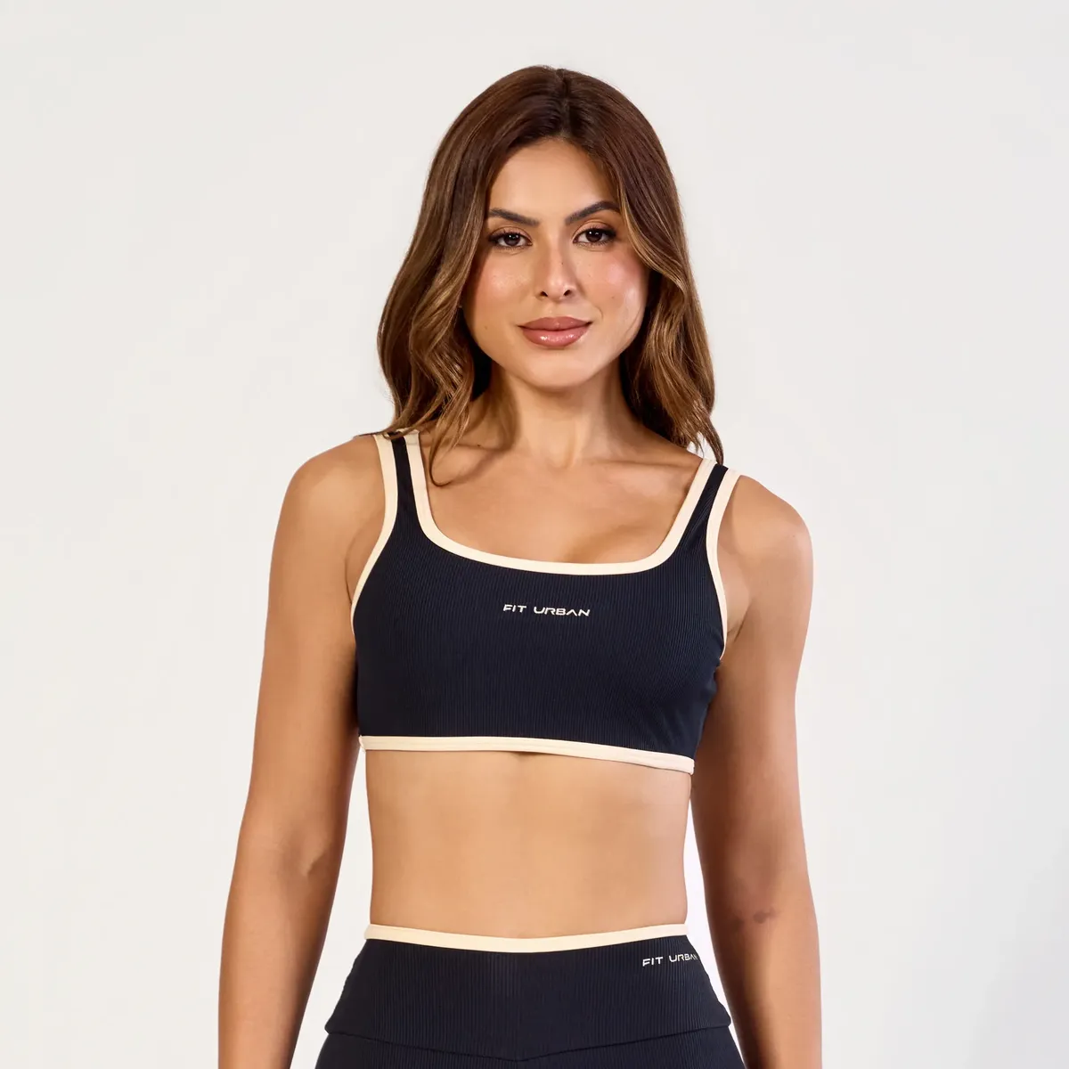Top Fitness Canelado Feminino Academia Fit Urban