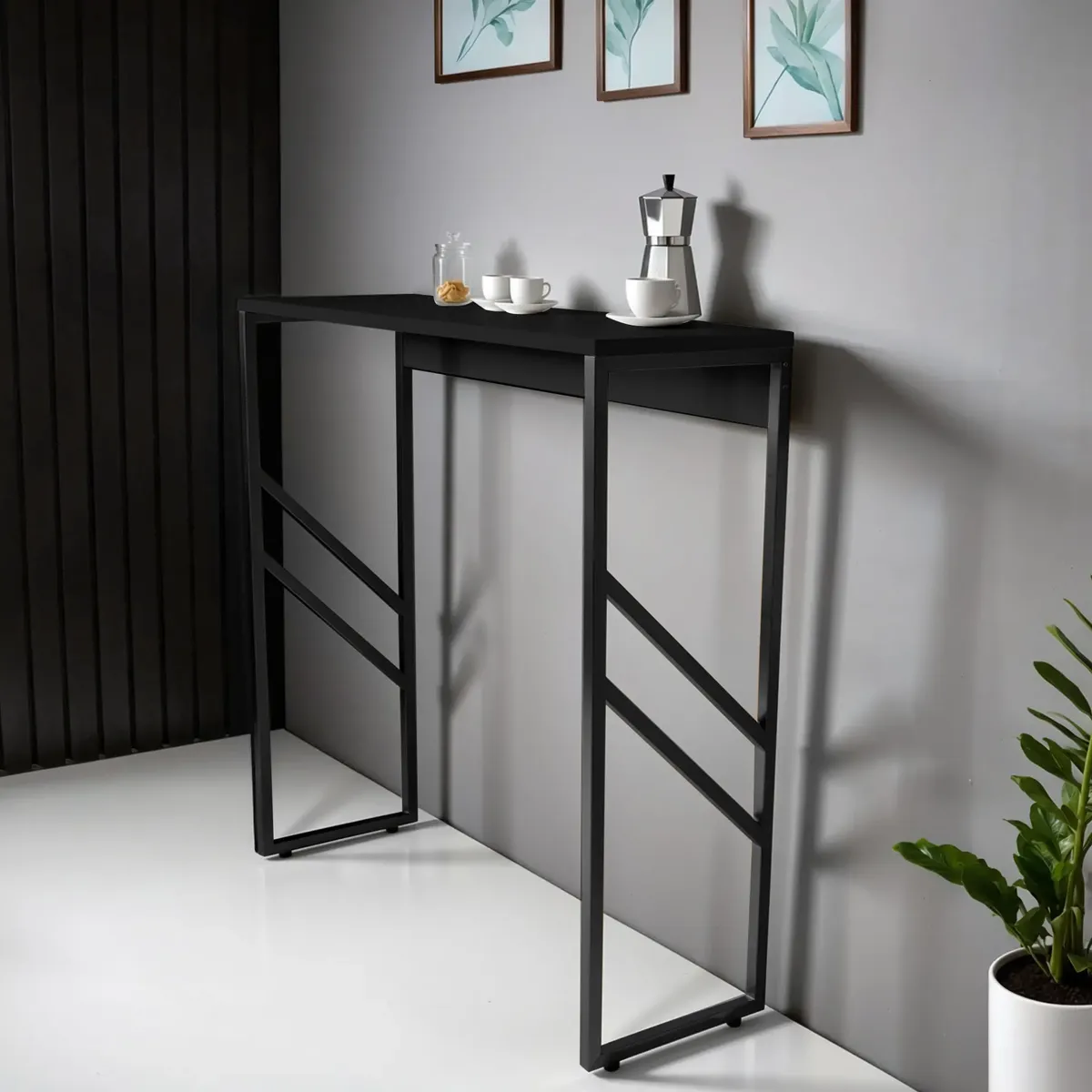 Aparador Industrial Café Barzinho Buffet Decoração Mdf Aço