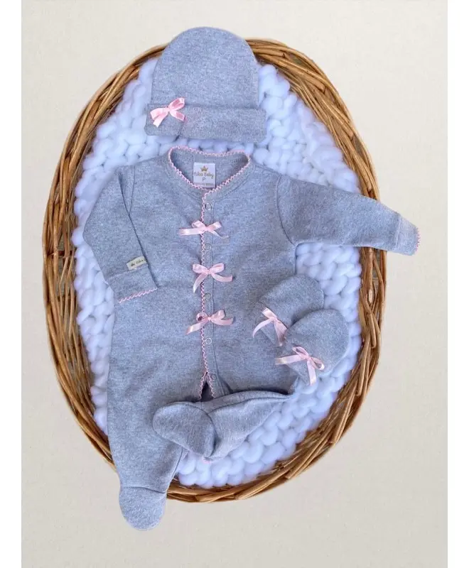 Kit Macacão Para Bebê 0 A 3 Meses
