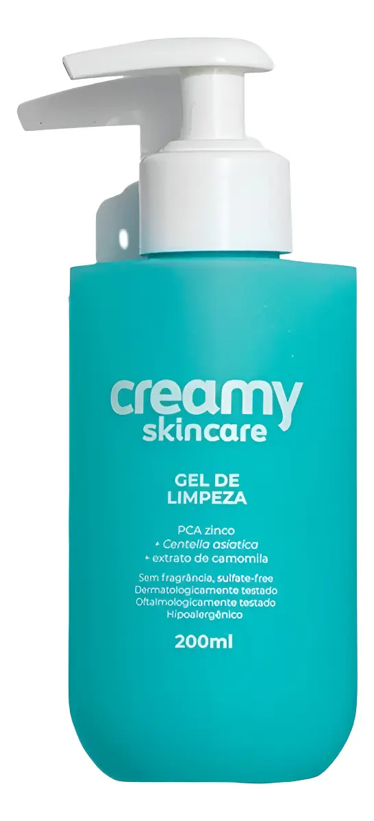 Gel De Limpeza - Creamy - Anti-oleosidade - Skincare 200ml